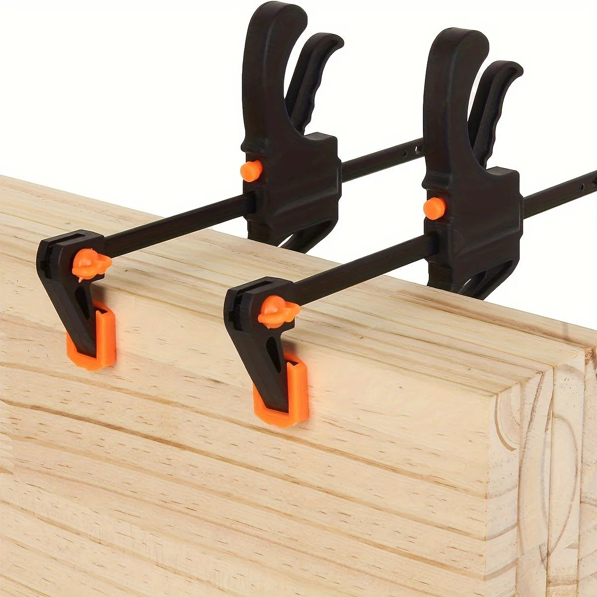 12 Inch Bar Clamps for Woodworking, Quick Grip Clamps Trigger Clamp One Handed Ratchet Clamp, Mini Small Bar Clamp for Craft