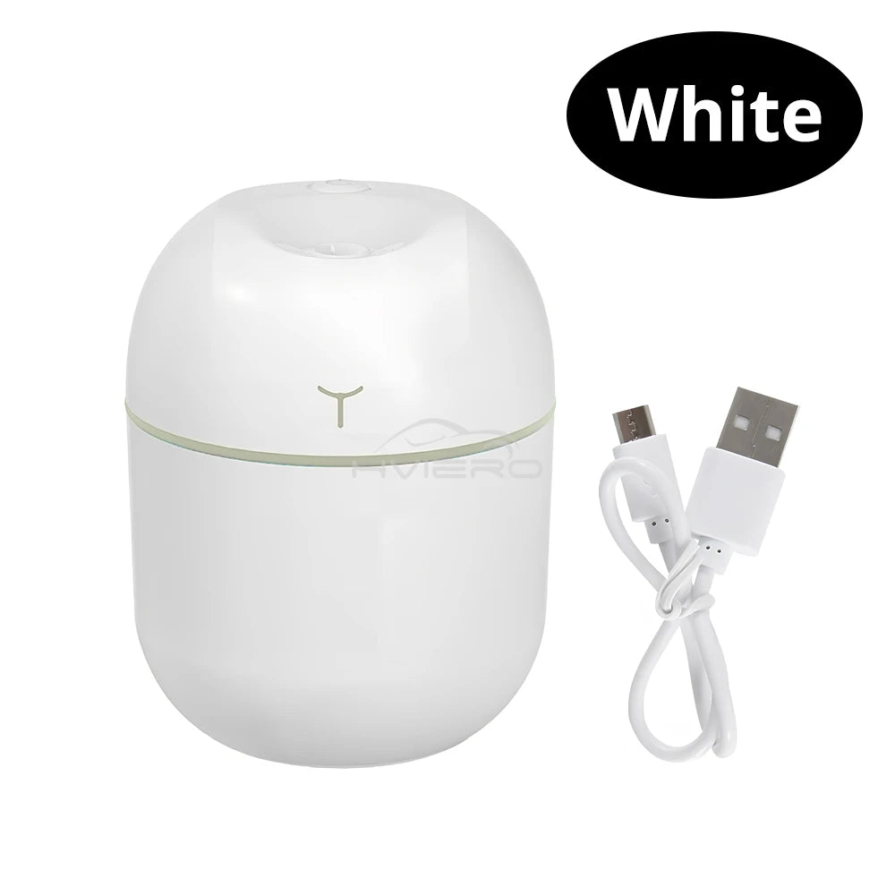 Mini Ultrasonic Air Humidifier USB Charge Essential Oil Diffuser Car Reliant Purifier Aroma Anion Mist Maker Dense Fog Freshener
