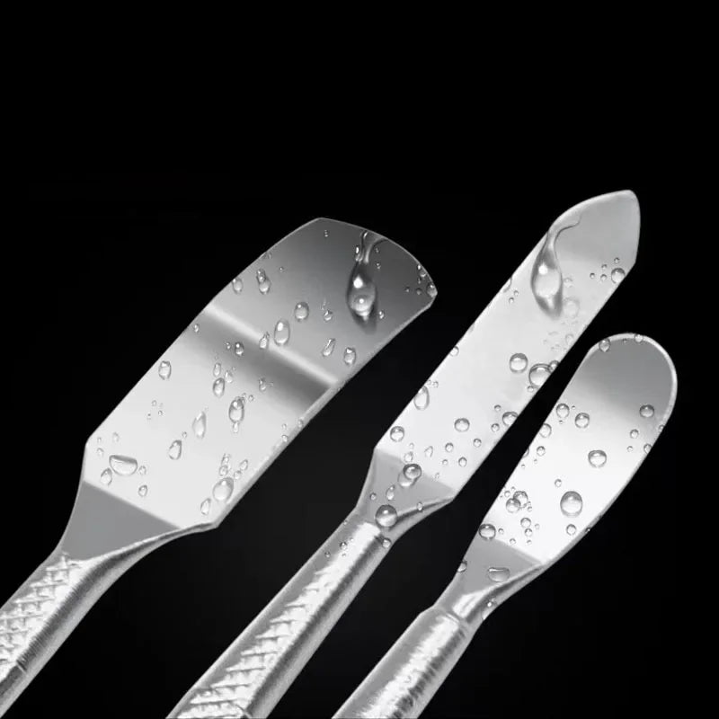 3PCS Repair Opening Pry Hand Tool Kit Blade Smart Phone Tablet PC Metal Spudger Disassemble Tools Set