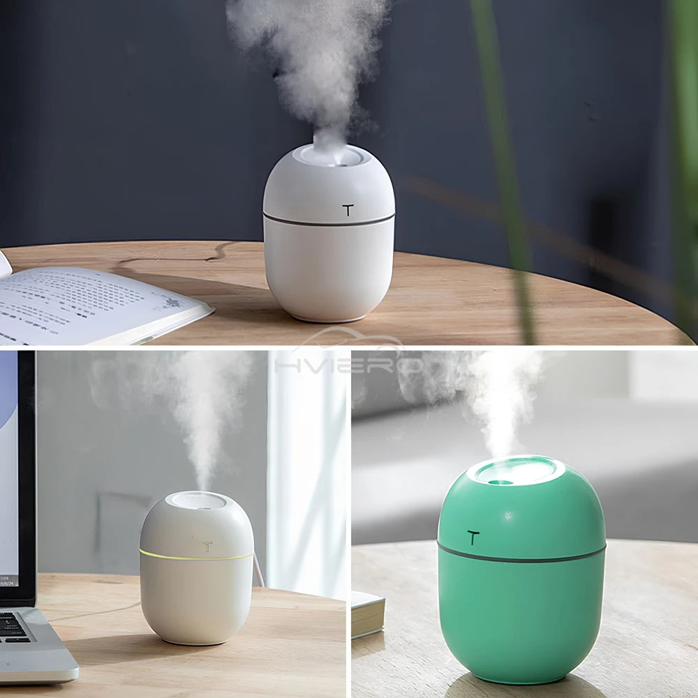 Mini Ultrasonic Air Humidifier USB Charge Essential Oil Diffuser Car Reliant Purifier Aroma Anion Mist Maker Dense Fog Freshener