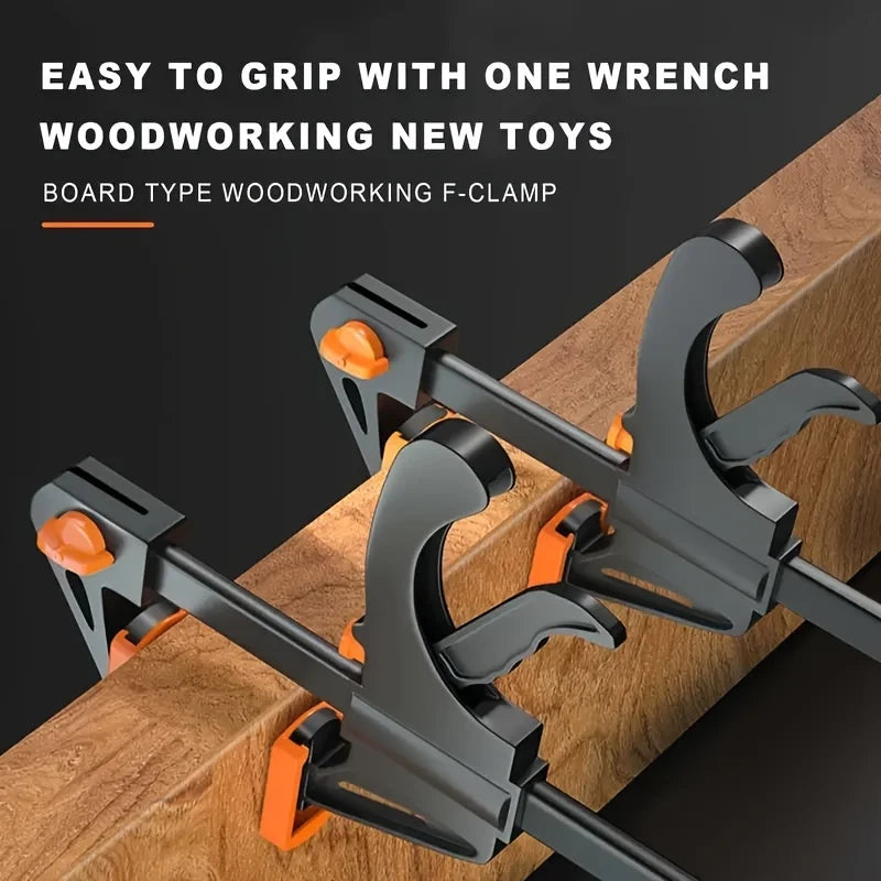 12 Inch Bar Clamps for Woodworking, Quick Grip Clamps Trigger Clamp One Handed Ratchet Clamp, Mini Small Bar Clamp for Craft