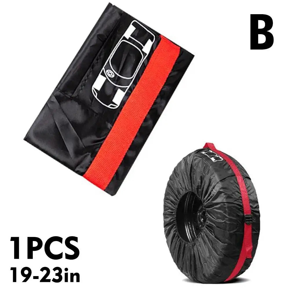 1pcs Spare Tire Cover Case Polyester Car Tyre Storage Bags Automobile Tyre Accessories Auto Wheel Dust-proof Protector 2024