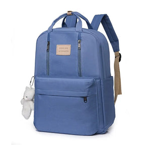 DIEHE Solid Color Women Backpack High Quality Youth Waterproof Backpacks for Teenage Girls Female School Shoulder Bag Bagpack