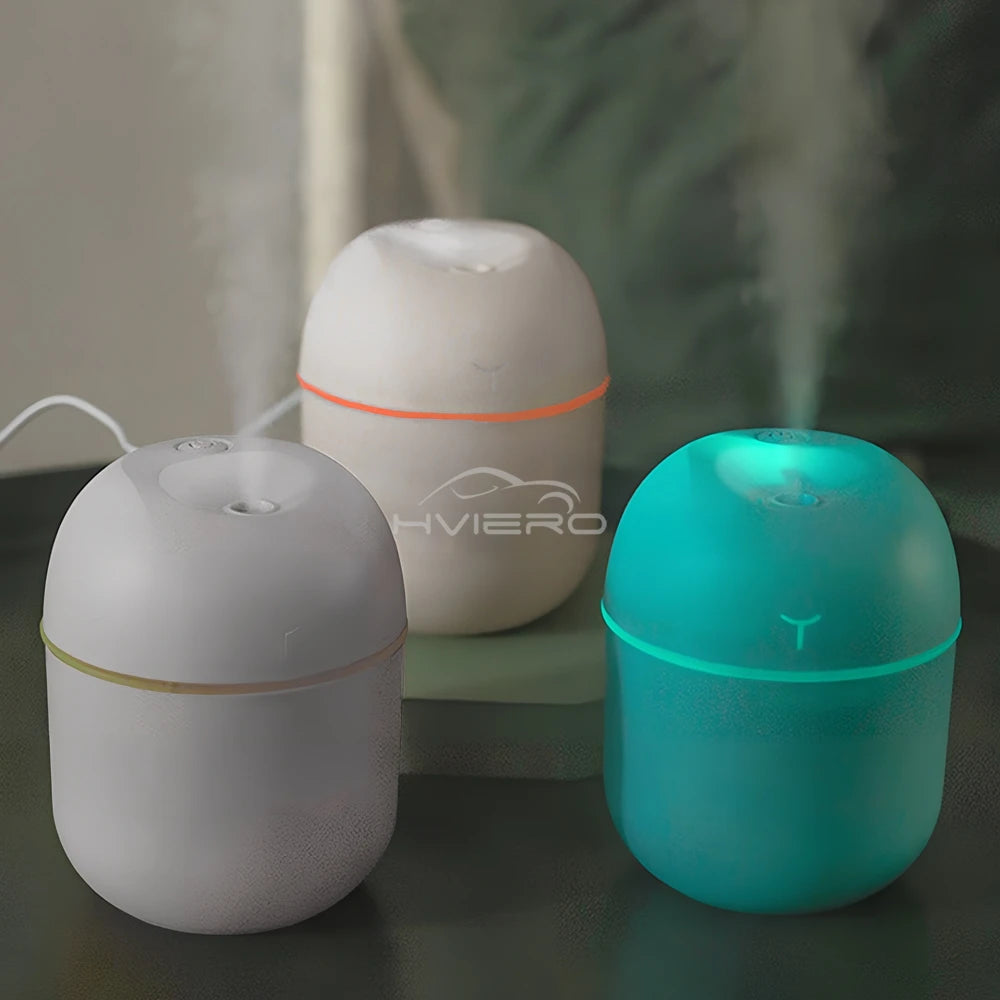 Mini Ultrasonic Air Humidifier USB Charge Essential Oil Diffuser Car Reliant Purifier Aroma Anion Mist Maker Dense Fog Freshener