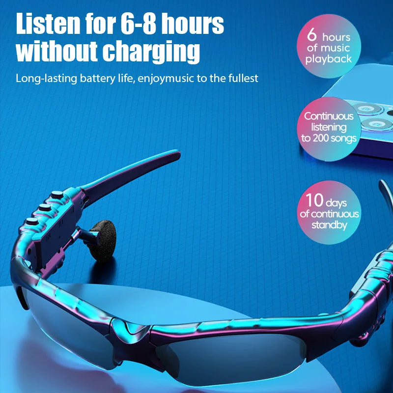 "Smart Bluetooth Sunglasses – Wireless Music & Polarized Vision"