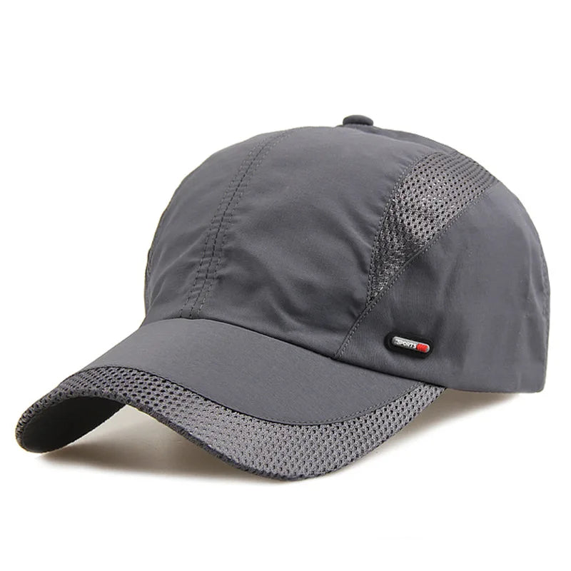 2024 Summer Brand For Men Sports Running Sweat Baseball Cap Male Canada Golf Quick Dry Women Kpop Solid Snapback Bone Mesh Hat