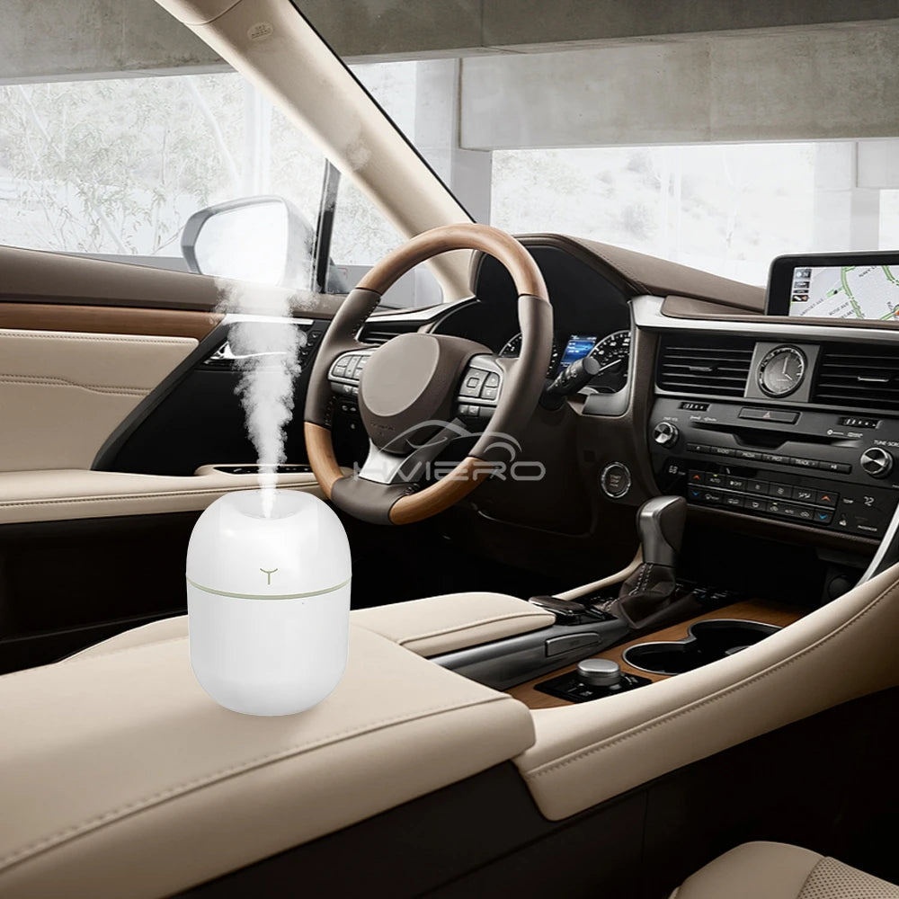 Mini Ultrasonic Air Humidifier USB Charge Essential Oil Diffuser Car Reliant Purifier Aroma Anion Mist Maker Dense Fog Freshener