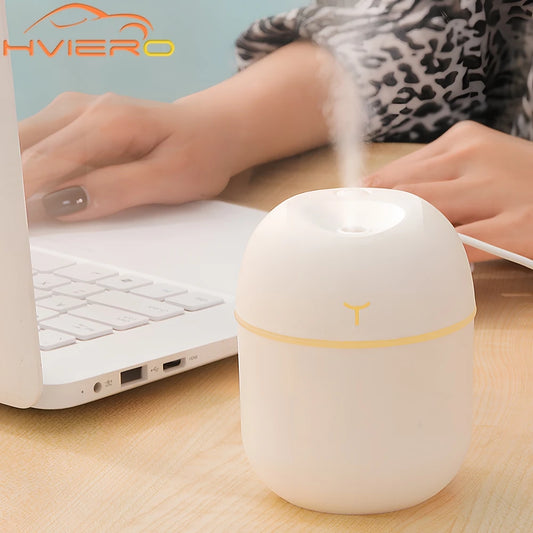 Mini Ultrasonic Air Humidifier USB Charge Essential Oil Diffuser Car Reliant Purifier Aroma Anion Mist Maker Dense Fog Freshener