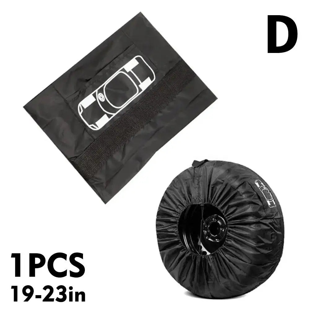 1pcs Spare Tire Cover Case Polyester Car Tyre Storage Bags Automobile Tyre Accessories Auto Wheel Dust-proof Protector 2024